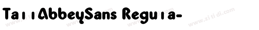 Ta11AbbeySans Regu1a字体转换
